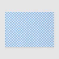 Moda del país Pastel Baby Blue Gingham