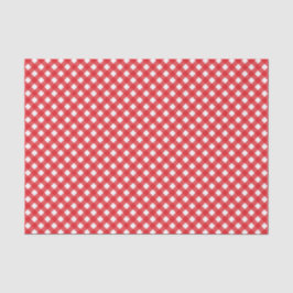 Papel De Seda Moda del país Picnic Red Gingham Patrón