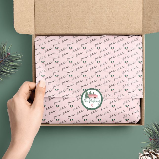 Papel De Seda Moda Fa La La Hand Lettering Pink Festily (Subido por el creador)