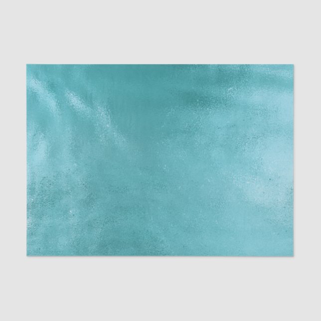Papel De Seda Moda Glam Turquoise Aqua Blue (Anverso)