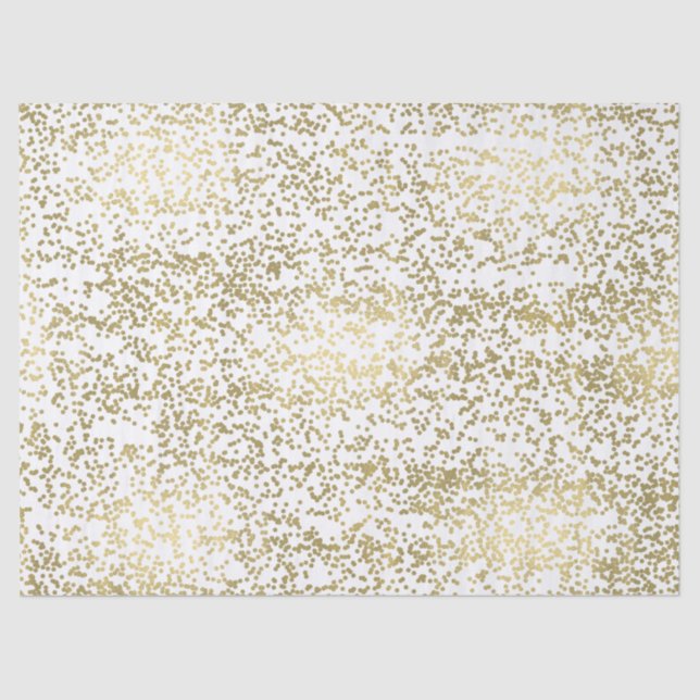 Papel De Seda Moda Gold Confetti (Anverso)