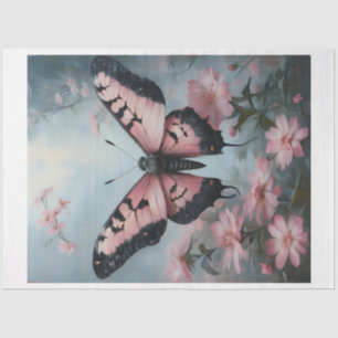 Papel De Seda Moda luna floral rosa