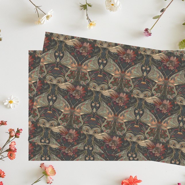 Papel De Seda Moda mariposa Art Nouveau (Subido por el creador)