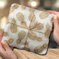 Moda Oro Blanco Piñas Tropicales