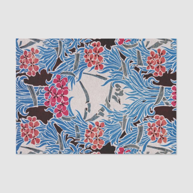 Papel De Seda Modelo #6 de Nouveau del arte (Anverso)