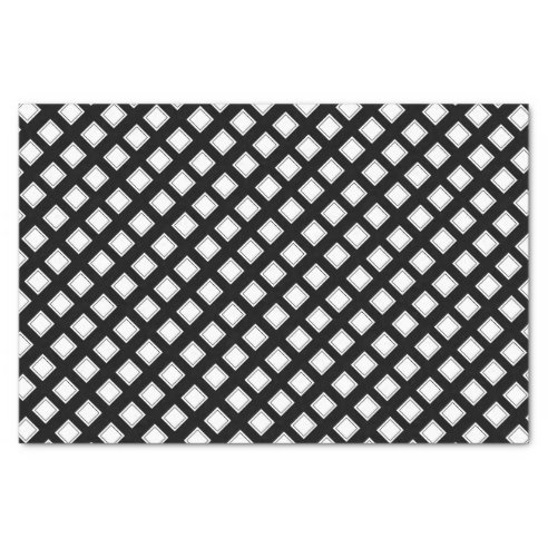 Papel de seda Cuadros Negro | Zazzle.es