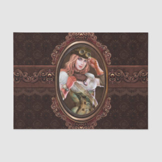 Papel De Seda Modelo abstracto retro moderno de los engranajes