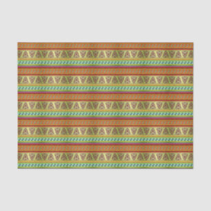 Papel De Seda Modelo africano colorido de Kente de la raya de