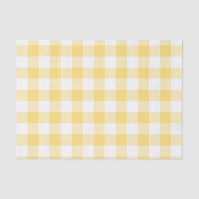 Papel De Seda Modelo amarillo del control del búfalo (Anverso)