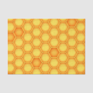 Papel De Seda Modelo amarillo del panal