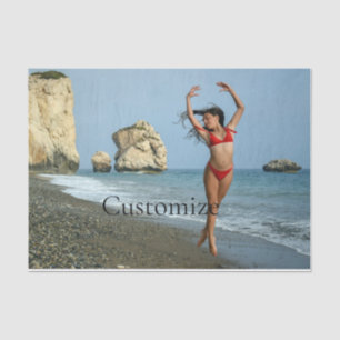 Papel De Seda Modelo bikini bailando Thunder_Cove