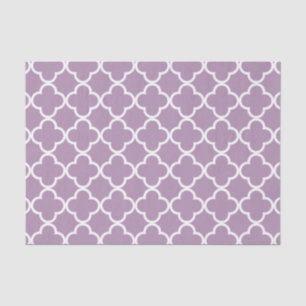 Papel De Seda Modelo blanco del marroquí de Quatrefoil de la