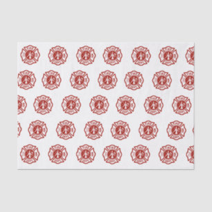 Papel De Seda Modelo clásico del símbolo del bombero