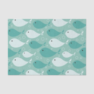 Papel De Seda modelo con los pescados