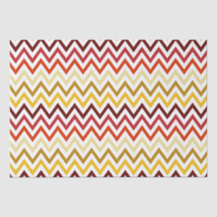 Papel De Seda Modelo de Chevron del otoño