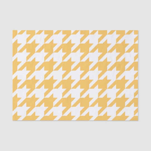 Papel De Seda Modelo de Houndstooth (Anverso)