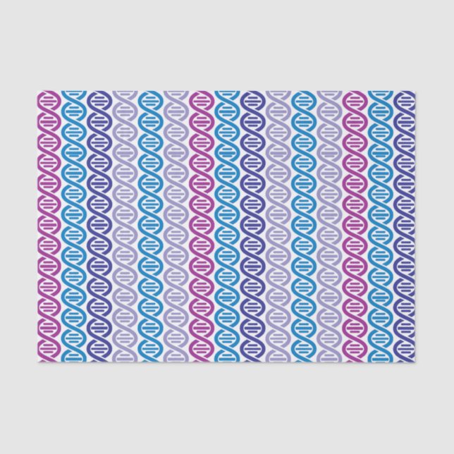 Papel De Seda Modelo de la DNA (Anverso)