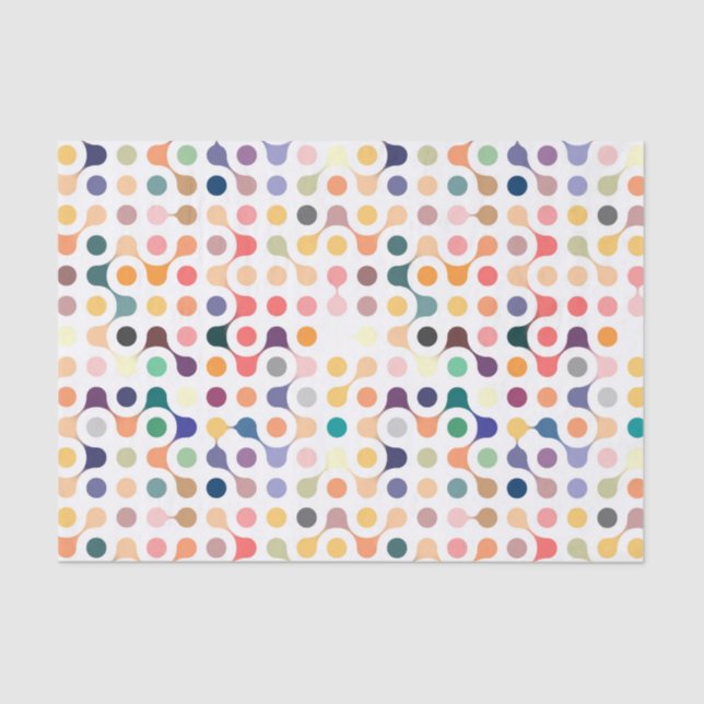 Papel De Seda Modelo de la estructura molecular (Anverso)