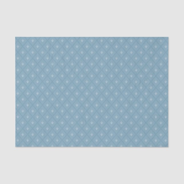 Papel De Seda Modelo de la flor de lis (Anverso)
