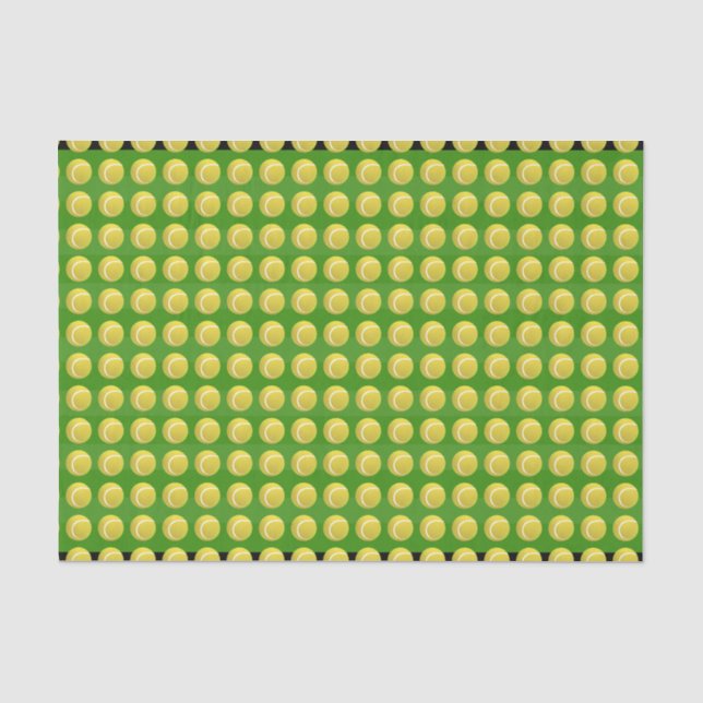 Papel De Seda Modelo de la PELOTA DE TENIS (Anverso)