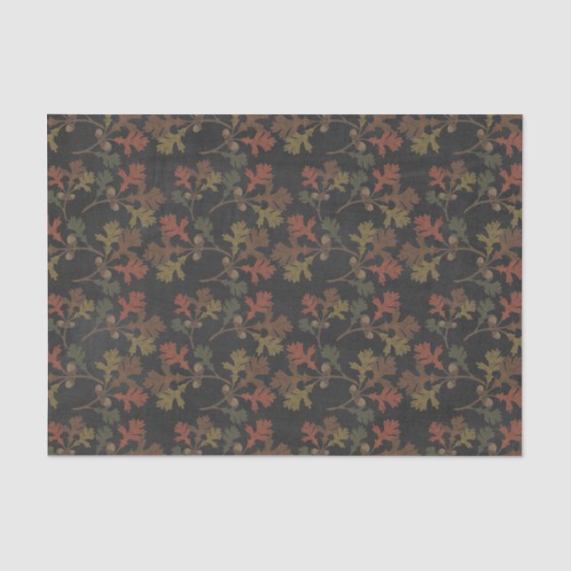 Papel De Seda Modelo de la pizarra del otoño de la acción de (Anverso)