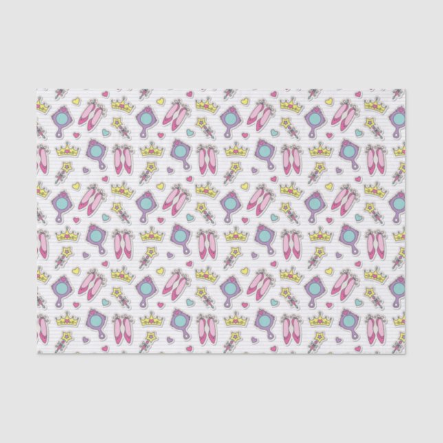 Papel De Seda modelo de la princesa de la mariposa (Anverso)