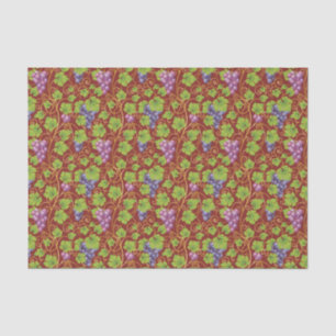 Papel De Seda Modelo de la uva