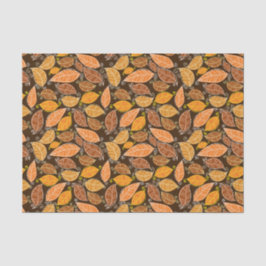 Papel De Seda Modelo de las hojas de otoño