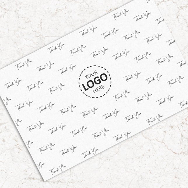 Papel De Seda Modelo de logotipo de personalizado Gracias (Subido por el creador)