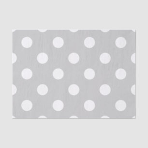 Papel De Seda Modelo de lunar gris