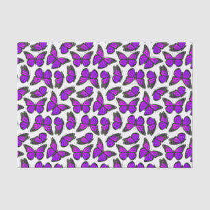 Papel De Seda Modelo de mariposa púrpura de monarca