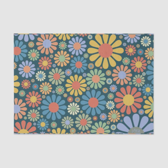 Papel De Seda Modelo de Retro/70s (Anverso)