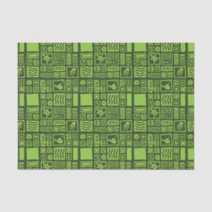 Papel De Seda Modelo de Tiki