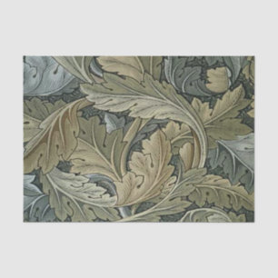 Papel De Seda Modelo de William Morris, vintage, campana del