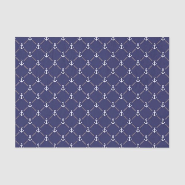 Papel De Seda Modelo del ancla (Anverso)