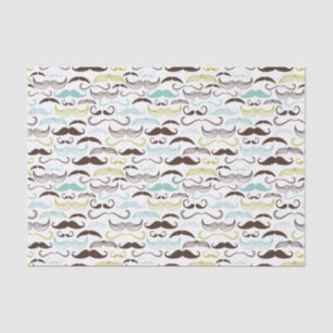 Papel De Seda Modelo del bigote, estilo retro 2