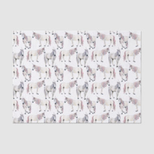 Papel De Seda Modelo del cuento de hadas del unicornio de la