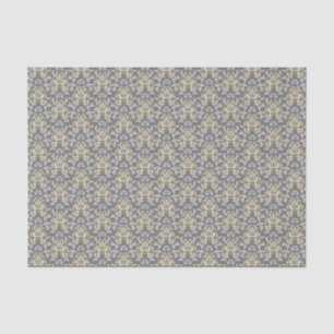Papel De Seda Modelo del damasco
