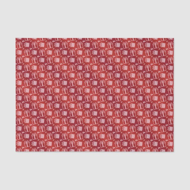 Papel De Seda modelo del día de fiesta del navidad (Anverso)