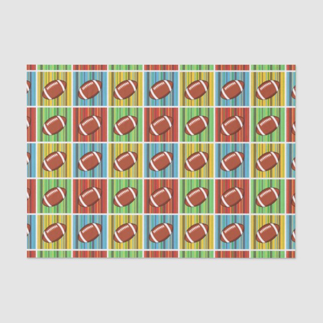 Papel De Seda Modelo del fútbol (Anverso)