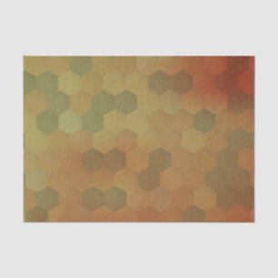 Papel De Seda Modelo del panal del hexágono del vintage