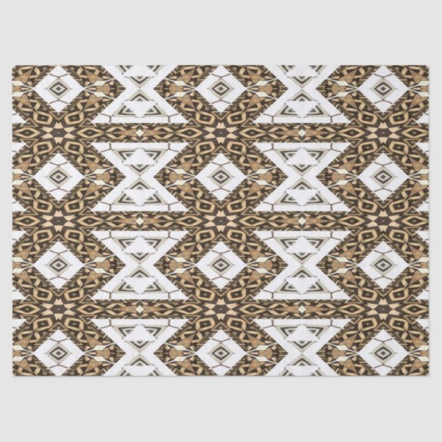 Papel De Seda Modelo del paño del fango (Anverso)