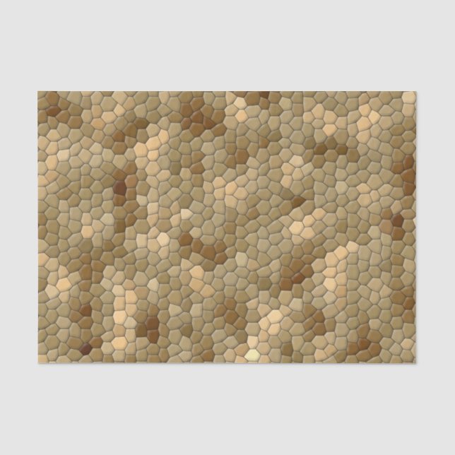 Papel De Seda Modelo del piel de serpiente de Brown (Anverso)