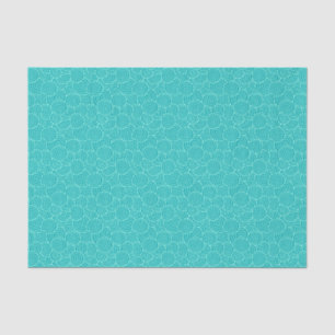 Papel De Seda Modelo del remolino del japonés - turquesa y