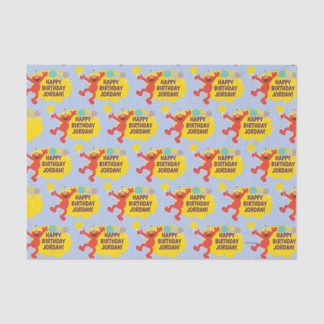 Papel De Seda Modelo Elmo con globos Fiestas (Anverso)