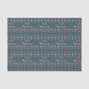 Papel De Seda Modelo étnico de la pesca