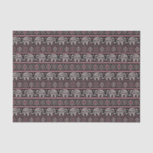 Papel De Seda Modelo étnico negro del elefante