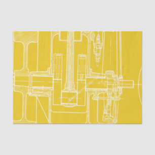 Papel De Seda ¡Modelo fabuloso del dibujo industrial SU CUALQUIE