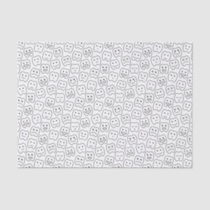 Papel De Seda Modelo feliz de los dientes