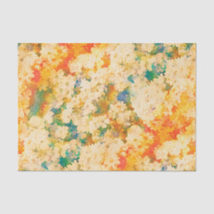 Papel De Seda Modelo floral de los flores